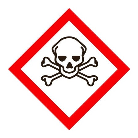 Top Tape And Label INCOM GHS1273 GHS "Skull Crossbones" Pictogram Placard, 10-3/4" x 10-3/4" GHS¬†1273.00